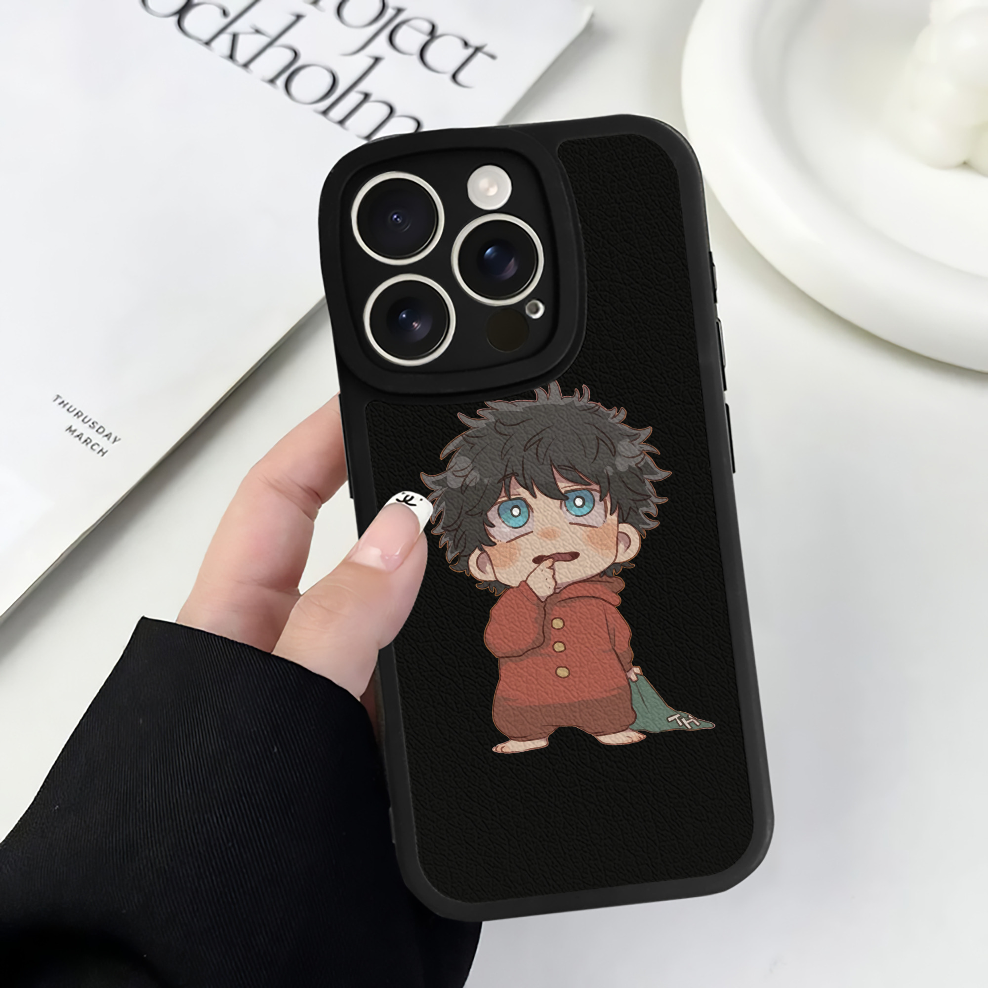 （画像用） 東京リベンジャーズ Tokyo Revengers 【iPhone 16シリーズ対応】シリコンスマホケース（レザー調） 材質：シリコン